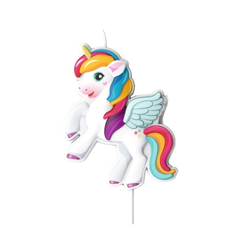 [08041963] 2D UNICORN CANDLE