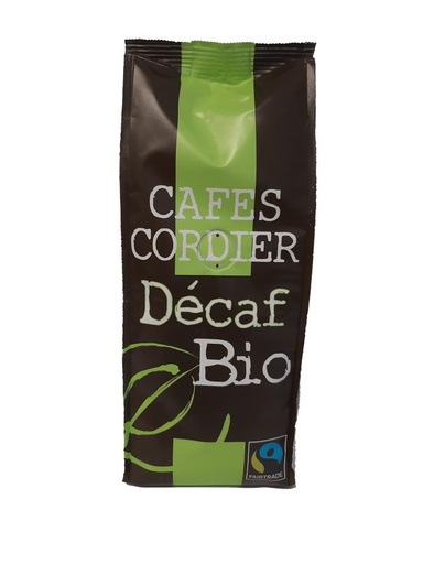 [01050342] + CAFE CORDIER DECAFEINE MOULU 250GR