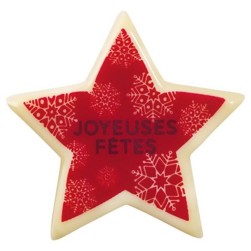 [08057283] 065099 PCB STARS WC SNOW CRYSTALS 6.3X6.1 CM 30PCS ***S/CD***