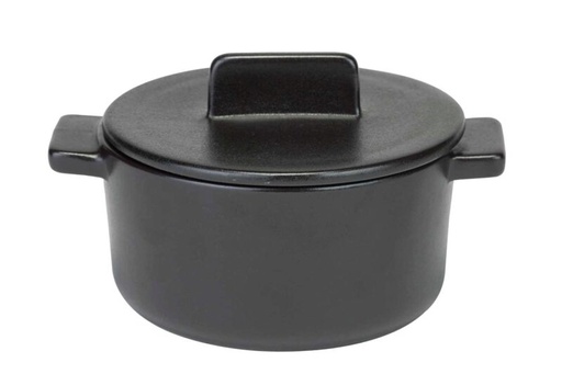 [57667002] C&T MINI COCOTTE MADISON BLACK 12XHT9CM A/COUVERCLE