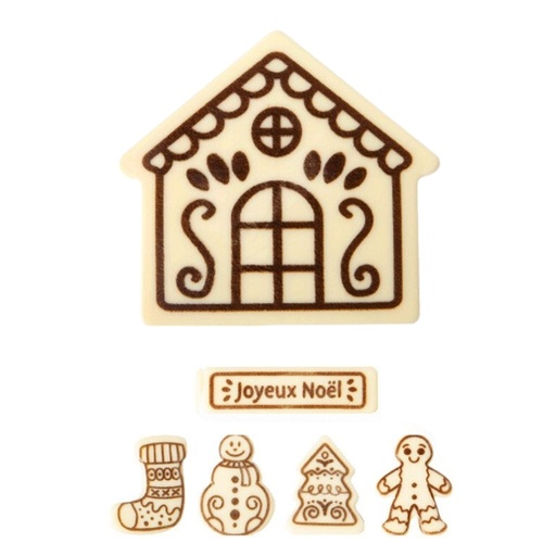 [08081574] 39002 HOMEMADE LOG KIT GINGERBREAD CHOCOLATE FR
