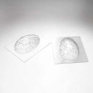 [08057783] 074090 PCB EGG MOLDS FLOWERS FOR 6 SUBJECTS 15X10CM P.SUJET 10 CM 12PCES ***S/CD***