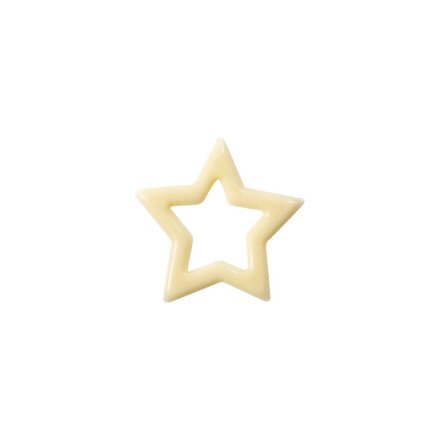 [08054457] 1015861 OPEN STAR CHOCOLATE PLATE Ø 4CM 220 PIECES