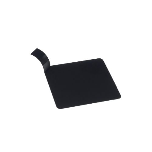 [44104162] ZWARTE VIERKANTE PUCK GEBAKSHOUDER 8X8CM