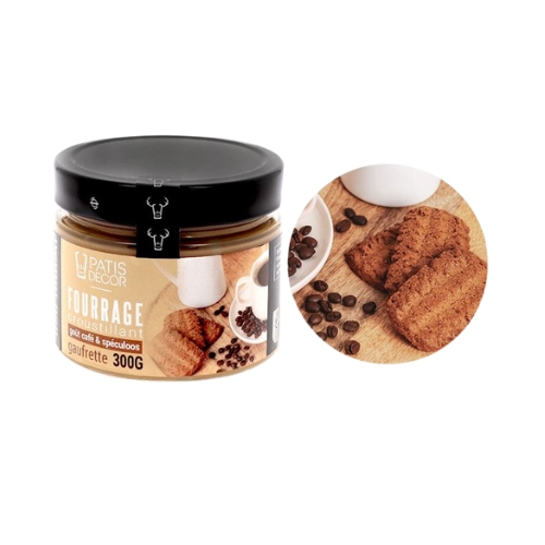 [08075342] PATISDECOR FOURRAGE CROUSTILLANT CAFE SPECULOOS GAUFRETTE 300GR