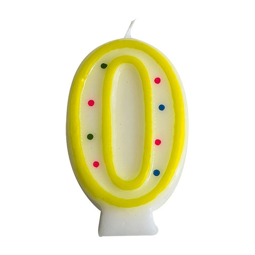 [08080207] 1023806 BOUGIES CHIFFRE NR 0 ***S/CDE***