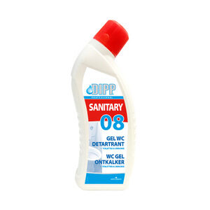 [20020133] DIPP 08 ONTKALKENDE & REINIGINGSGEL WC 750 ML = HOUDER