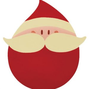 [08057356] 065205 PCB GOUTTES CB TÊTE DE PÈRE NOËL 2 DESIGNS140PCES ***s/cd***