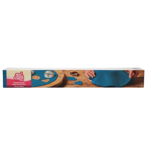 [70407372] FUNCAKES MARINEBLAUW SUIKERPASTA KLAAR VOOR GEBRUIK ROND Ø 36CM 430GR