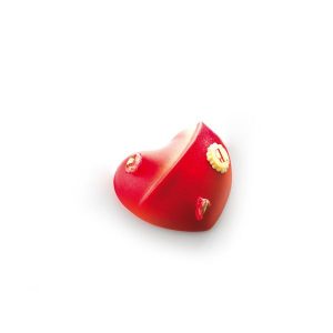[08057756] 074063 PCB MOULES ENTREMETS INDIVIDUELS COEUR DRAPÉ PR 120PCES M. AVEC JAMBAGE 30PCES ***S/CD***