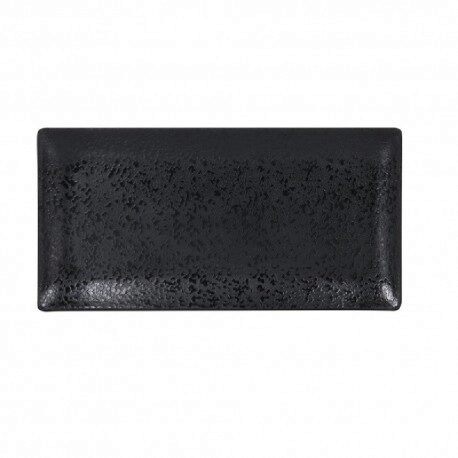 [60251738] ARIZONA ZWARTE MELAMINE SCHAAL RECHTHOEKIG 30X15CM