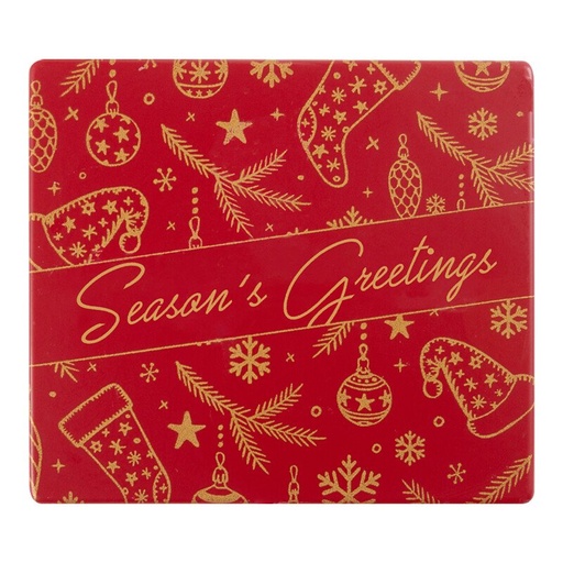 [08054987] 2015748 EMBOUT DE BÛCHE SEASON S GREETINGS 9X8CM 40PCS ***S/CDE***