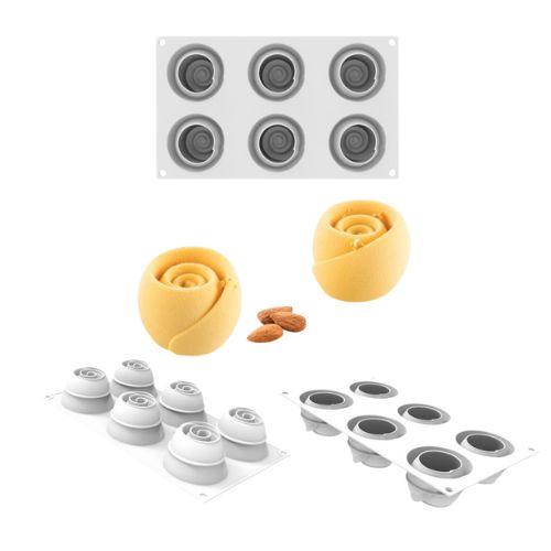 [51661563] SILIKOMART SILICONE MOLD FROSTED 90 N.6 Ø6CM H4.5CM VOL 90ML