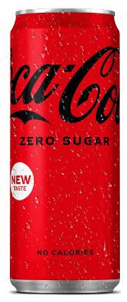 [02050403] COCA COLA *ZERO* DRANK SLEEK BLIKJE 30 X 33CL