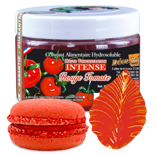 [07053001]  INTENS WATEROPLOSBARE KLEURSTOF TOMAAT ROOD E129 -INT52 50GR