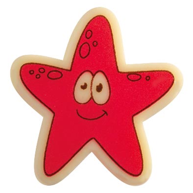 [08056871] 060917 PCB ETOILES DE MER CB 4 DESIGNS 3,1X3 CM 120PCES ***S/CD***