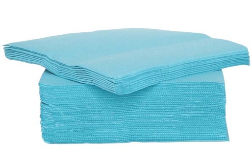 [44665120] C&T PROF NAPKIN TURQUOISE BLUE 38X38CM 40PCS