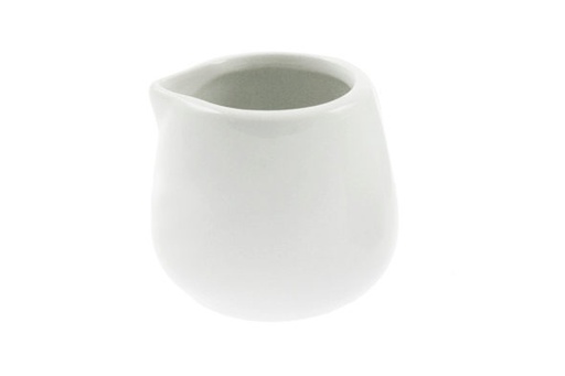 [70200451] MELKKAN - ROOMKOM 5CL DIAM 5CM HT 4CM WIT PORSELEIN ZONDER HANDGREPEN