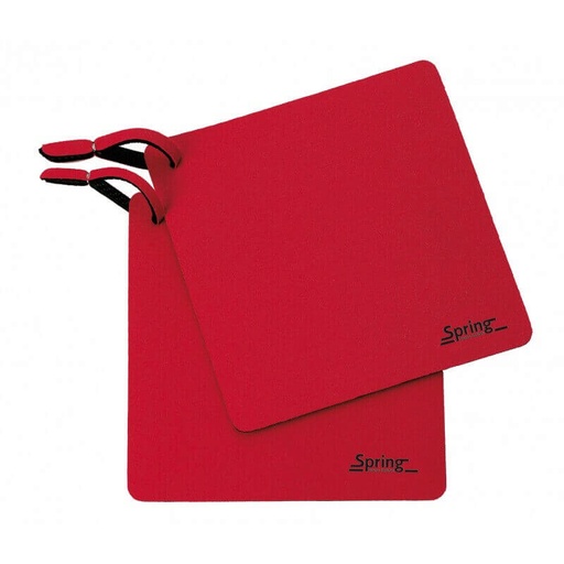 [57663743] SPRING SET 2 OVEN PAN 17X17CM -40°+250°C BLACK/RED