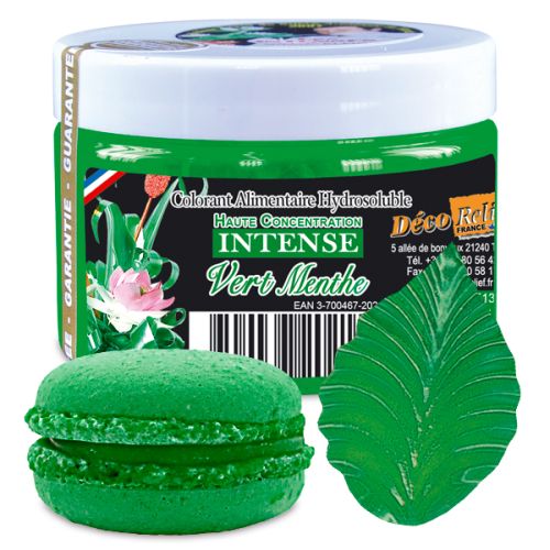 [07053007] WATEROPLOSBARE KLEURSTOF INTENS MUNTGROEN E102-E133- INT61 50GR