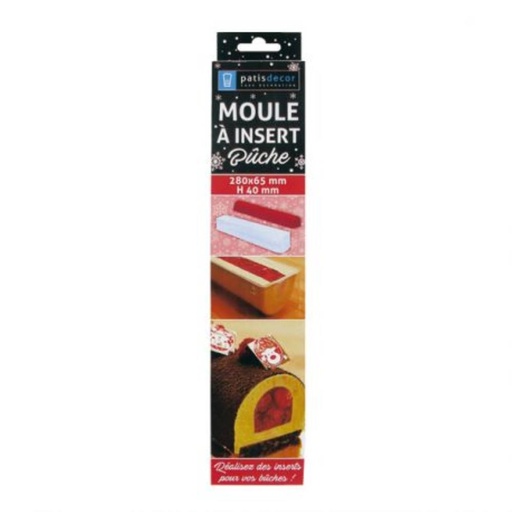 [08075698] TC1256 MOULE A BUCHE EN PVC INSERT 280X65MM HT 40MM
