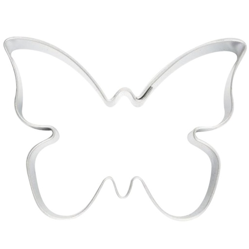 [08075669] EMPORTE-PCES FER BLANC PAPILLON 65X50MM