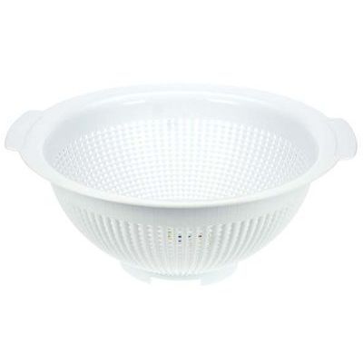 [57657891] ARAVEN COLANDER 38CM WHITE POLYPROPYLENE