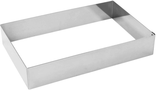 [51701195] RECTANGULAR STAINLESS STEEL FRAME 28 X 18 X 5 CM