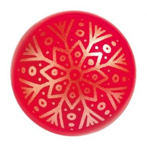 [08057610] 070497 PCB BALLS CB FLOCON 3 DESIGNS Ø 3 CM 88PCES ***S/CD***