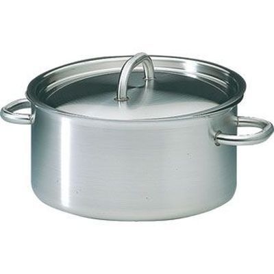 [57662210] MATFER EXCELLENCE MARMITE BASSE A/COUVERCLE 50CM-64L