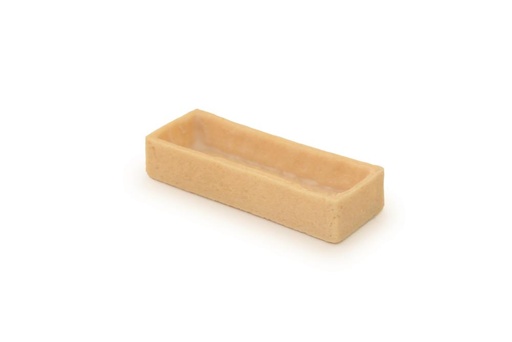 [04030027] PIDY TARTELETTE SABLEE RECTANGULAIRE 9.5X3.5CM TRENDY SHELL 54 PCES