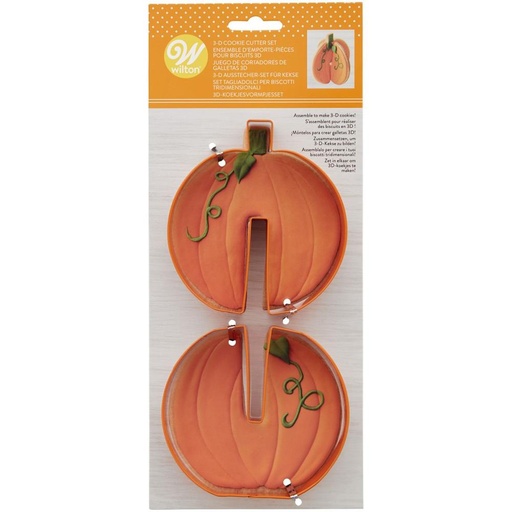 [08053297] WILTON SET 2 EMORTE-PCES CITROUILLE