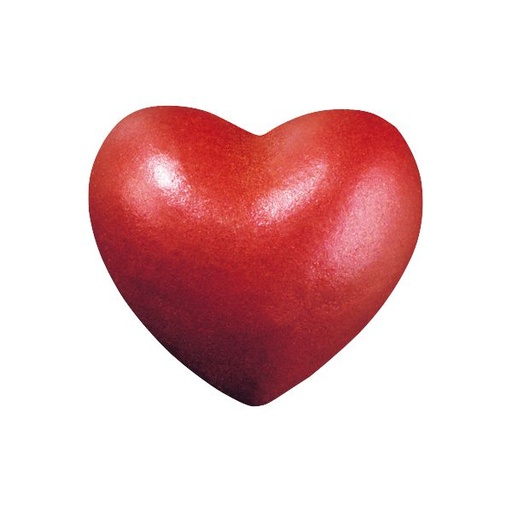 [08056032] 000400 PCB HEARTS CB DRAGEIFIED RUBY 3.2X2.9 CM 90PCES ***s/cd***