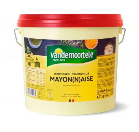[05070121] VANDEMOORTELE MAYONAISE SAUS EMMER 5L