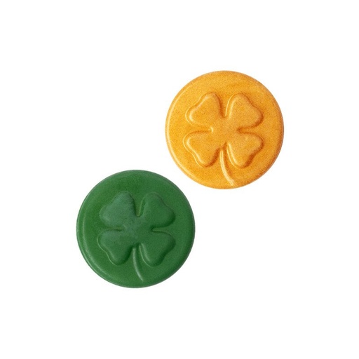 [08058319] 2000500 FOUR-LEAF CLOVER COIN 2.5 CM 40PCS ***S/CDE***