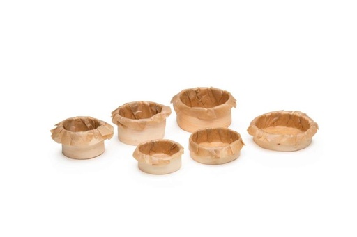 [24503952] PANI AMUSE BOUCHE Ø 6CM HT 1.7CM NEUTRE +PAPIER CUISSON CARTON DE 400 PCES