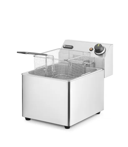 [60509715] HENDI BLUE LINE FRYER INOX 8L 26.5X43X34.5CM 3500W *KITCHENLINE
