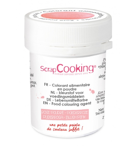 [08055645] SCRAPCOOKING KLEURSTOF ARTIFICIEEL ROZE 5GR