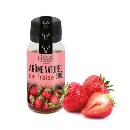 [08075109] NATUURLIJKE AROMA AARDBEIEN 50ML=POT