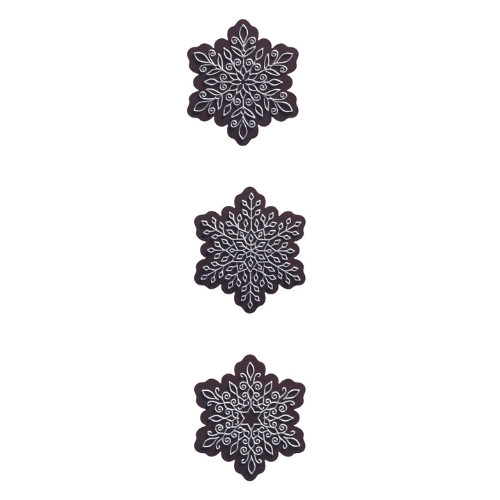 [08058046] 088148 PCB CN FLAKES WITH FROSTED RELIEF 4X3.5CM 96PCS ***S/CDE***