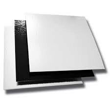 [27665352] KARTON ZWART/WIT HUISDIER VIERKANT 20X20 CM 50 STUKS FOST PLUS INBEGREPEN