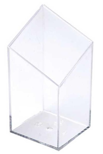 [44103438] TRANSPARENT DIAMOND-SHAPED GLASS 60ML 4.2 CM X 4 CM X 7.8 CM PACK OF 20 PCES