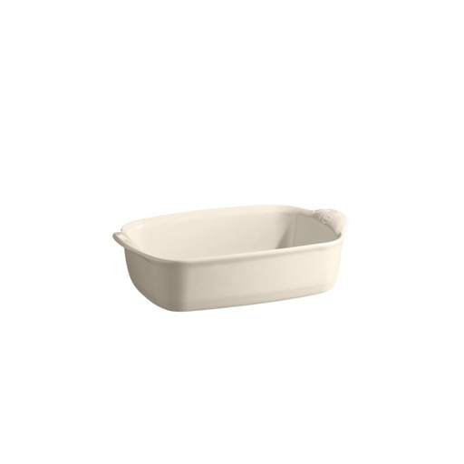 [57690014] EMILE HENRY CLAY ROASTING DISH 22X14CM 0.70L - WHITE