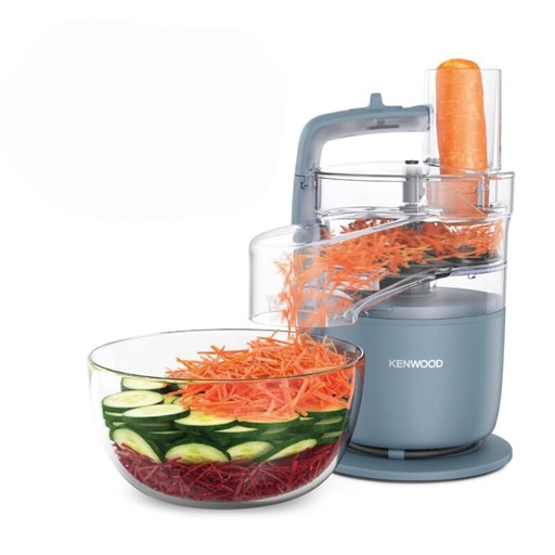 [60251901] KENWOOD MULTIPRO GO GREY 1.3L BOWL -650W 4MM GRATING/SLICING DISC - EJECTOR - CHOPPER BLADE