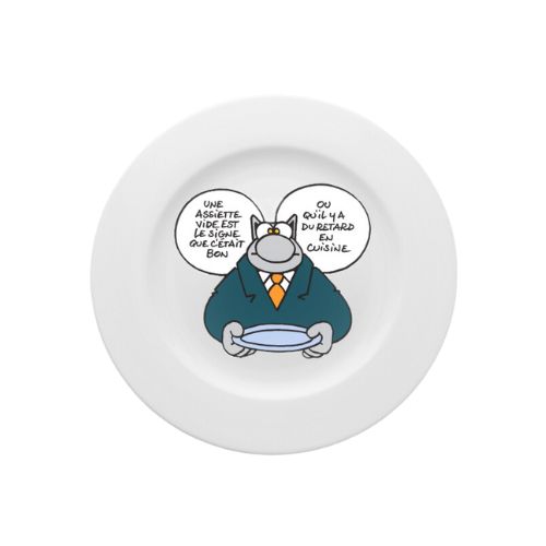 [60231013] DE KAT DESSERTBORD KLEUR 21CMP.GELUCK