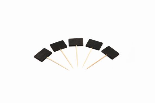 [53531261] SIER PIQUE MET ZWARTE LEISTEEN 35X25MM / 90 MM DOOS VAN 100 STUKS