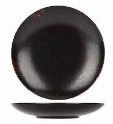 [60252235] PROOF ETNA ZWART/BRUIN ROND DINERBORD 30XH4CM - 5694002