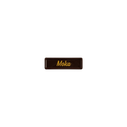 [08058390] 2002446 PLAQUETTE MOKA 3,8X1,2 CM 300PCS ***S/CDE***