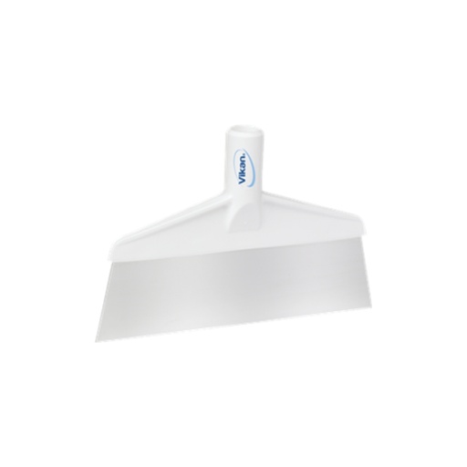 [50261026] VIKAN 29105 WHITE POLYPROPYLENE FLOOR SCRAPER STAINLESS STEEL BLADE 17.5X26CM WITHOUT HANDLE