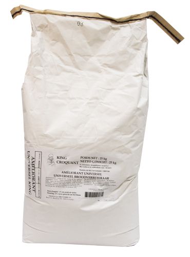 [05040167] KING CROQUANT BROODBEREIDINGSMIDDELEN POEDER 25KG = KG